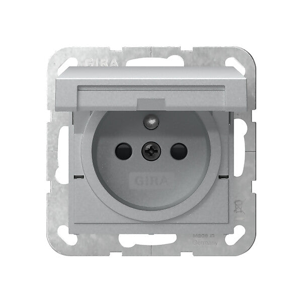 Gira Steckd. Erdstift KD+SH Alu 448826